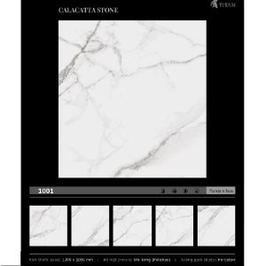 Gạch ốp lát 100x100 cm Catalan trắng khói 1001