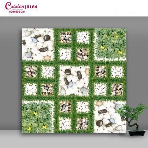 Gạch ốp lát 60x60 cm Catalan giả sỏi cỏ 6164