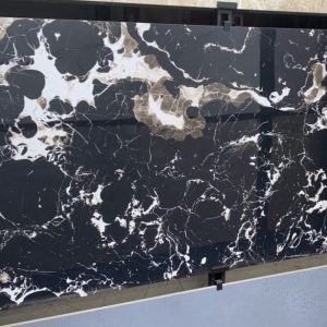Gạch nhập khẩu Ấn Độ 60x120cm đen vân trắng Ocean Black