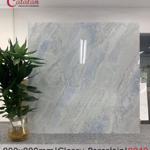 Gạch lát nền Catalan 80x80 vân đá xanh 8049