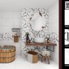 Gạch nhập khẩu Trung Quốc 40x80 trắng khois 8631-8632