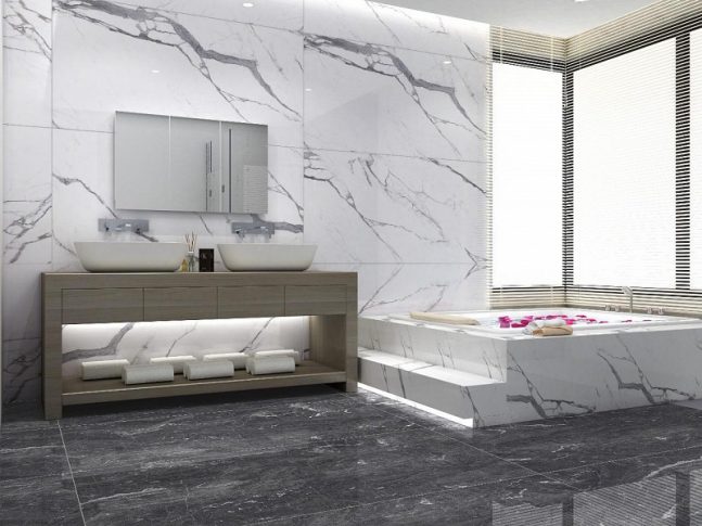 Gạch nhập khẩu Ấn Độ 60x120cm BRECCIA ONICIATA GRAND