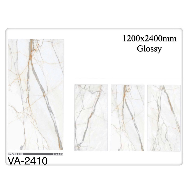 Gạch nhập khẩu Ấn Độ 120x240cm vân mây vàng 2410