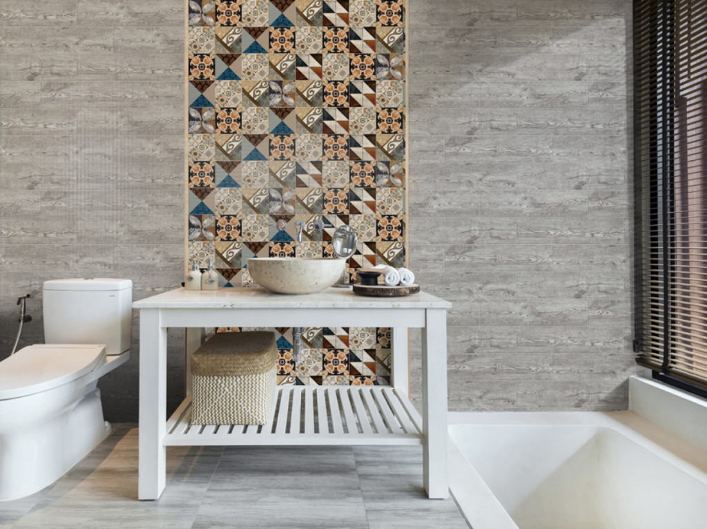 Gạch trang trí hoa văn 15×15 Prime 18007 (nhiều hoa văn)