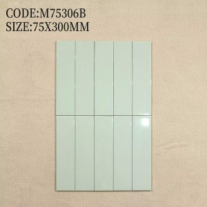 Gạch thẻ trang trí ốp tường 75x300mm màu trắng, ghi, đen, đỏ… 75306B