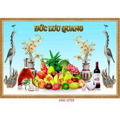 Gạch tranh kính trang trí 3D ANK-GT03