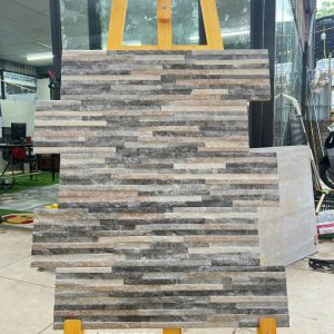 Gạch ốp tường 15×60 Trung Quốc ghi xám đen ánh kim 61562