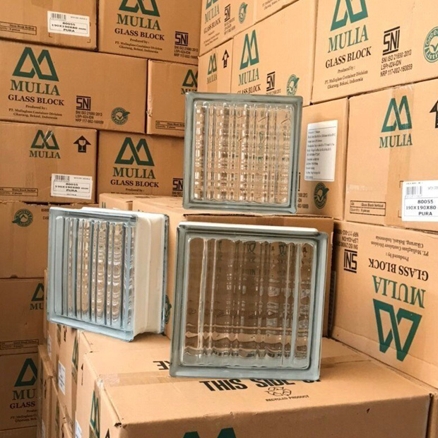 Gạch Kính Lấy Sáng Indonesia 19x19x8cm Pura