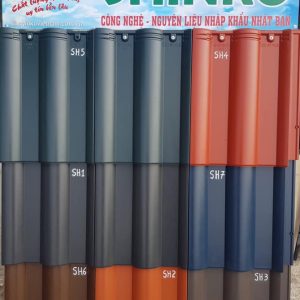 Ngói sóng Nhật Bản màu xanh SHINKO SH05