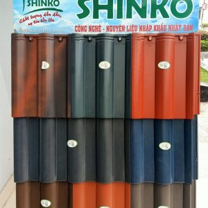 Ngói sóng Nhật Bản 2 màu đỏ đen SHINKO SH08