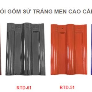 Ngói sóng Trung Đô Phượng Hoàng màu ghi RTD-61