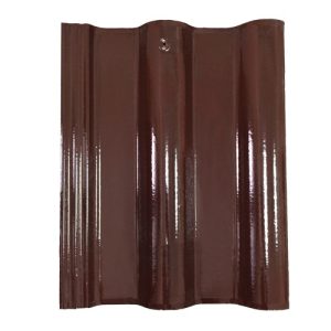 Ngói sóng Trung Đô Nữ Hoàng màu nâu đỏ QTD-62