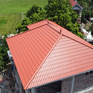 Ngói sóng Nhật Bản màu đỏ SHINKO SH04