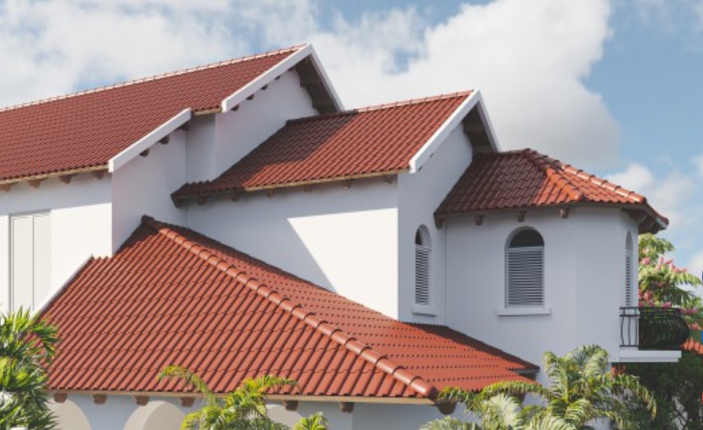 Ngói sóng Nhật Bản màu đỏ SHINKO SH04