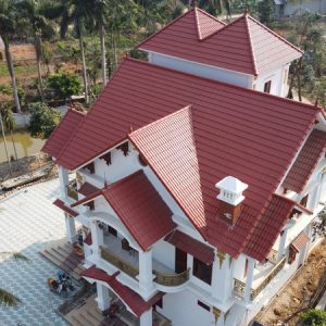 Ngói sóng Nhật Bản màu đỏ SHINKO SH04