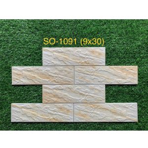 Gạch thẻ ngoại thất KT 9x30cm SO-801