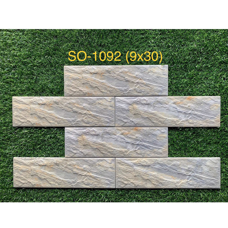 Gạch thẻ ngoại thất KT 9x30cm SO-806