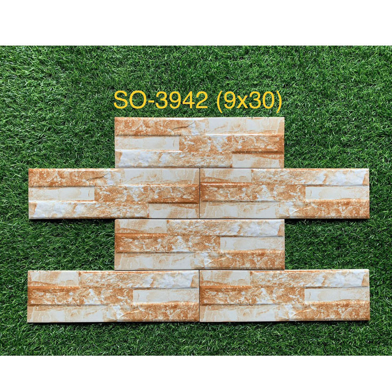 Gạch thẻ ngoại thất KT 9x30cm SO-806