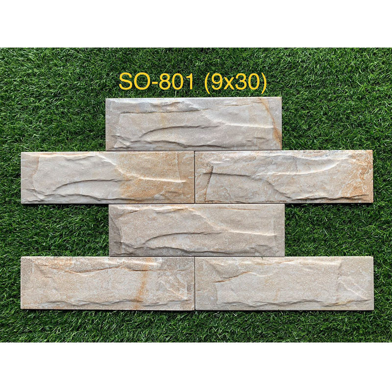 Gạch thẻ ngoại thất KT 9x30cm SO-806
