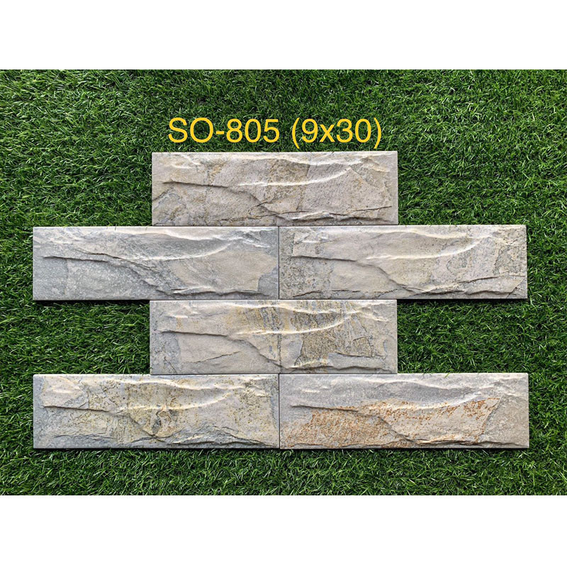 Gạch thẻ ngoại thất KT 9x30cm SO-1093