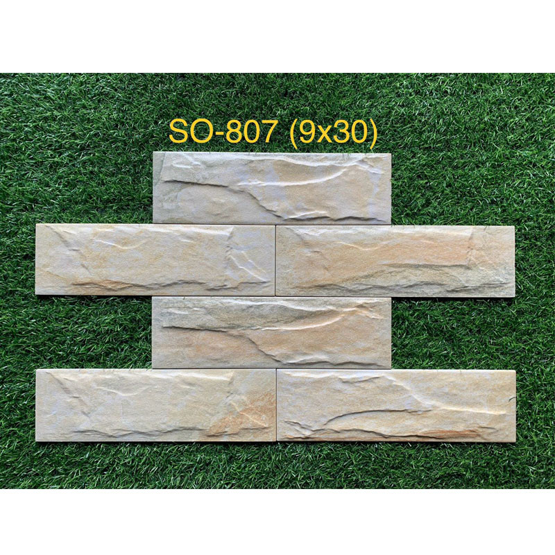 Gạch thẻ ngoại thất KT 9x30cm SO-806
