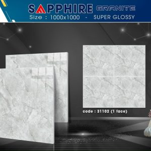 Gạch ốp lát 100x100cm Takao vân đá xanh 1102