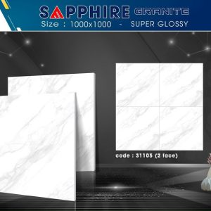 Gạch ốp lát 100x100cm Takao vân khói 1105