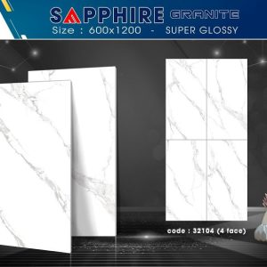 Gạch ốp lát 60x120 TaKao trắng khói TK2104
