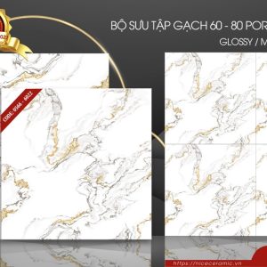 Gạch ốp lát Nice vân khói vàng 6022