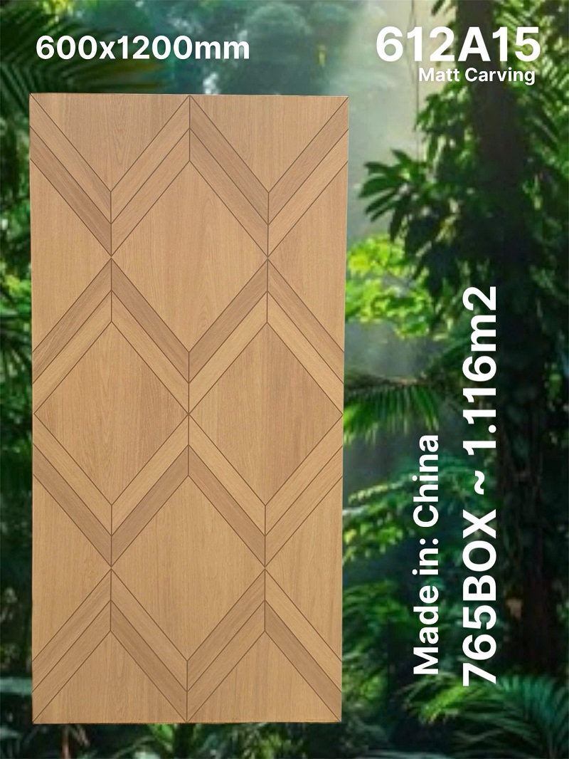 Bộ sưu tập Gạch Ốp Lát 60x120cm Trung Quốc màu vân gỗ 126801