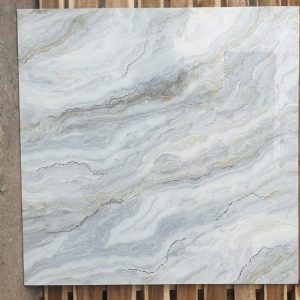 Gạch ốp lát  TASA 80×80 màu vân xanh chảy khắc kim 8981