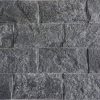 Đá bóc đen tự nhiên ốp trang trí sân cổng tường rào DB-001B