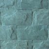 Đá bóc xanh tự nhiên ốp trang trí sân cổng tường rào DB-001G