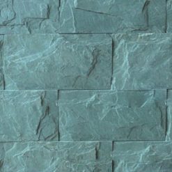 Đá bóc xanh tự nhiên ốp trang trí sân cổng tường rào DB-001G