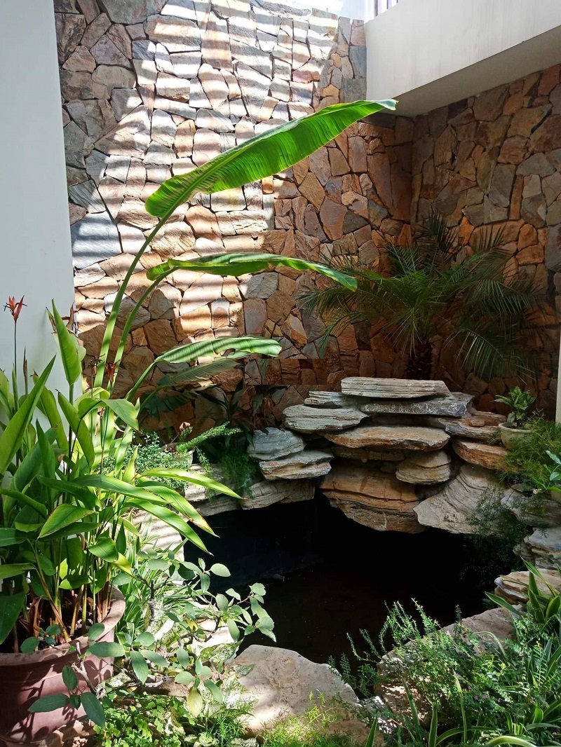 Đá lát sân rối đen nhiều kích thước RD-0001B