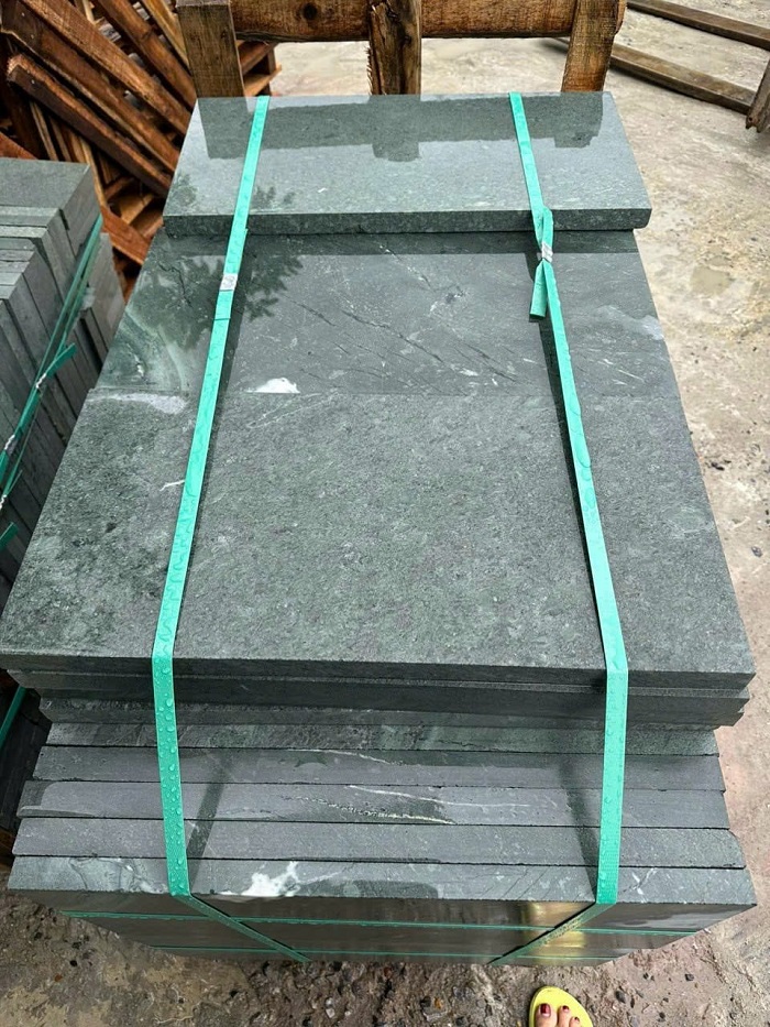 Đá xanh Thanh Hóa tự nhiên ốp lát sân vườn, bể bơi HM-30604