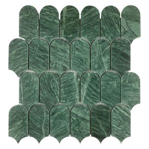 Đá mossaic tự nhiên trang trí vỉ 30x30cm thanh 5x7cm -vân mây ngọc