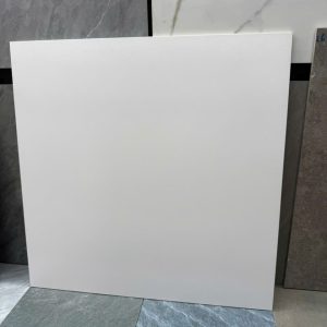 Gạch Ốp Lát trắng trơn men mờ 60x60cm Trung Quốc 62062