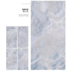 Gạch Ốp Lát Ấn Độ 80x160 Onyx Blue