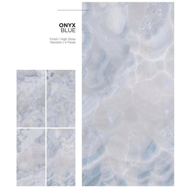 Gạch Ốp Lát Ấn Độ 80x160 Onyx Blue