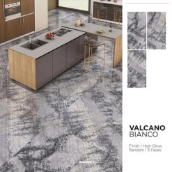 Gạch Ốp Lát Ấn Độ 80x160 Valcano Bianco