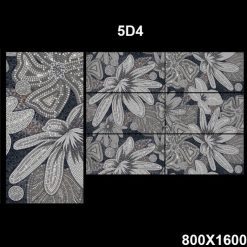 Gạch Giả Mosaic công nghệ nổi 5D 80X160 5D4