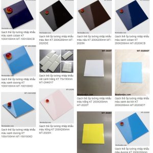 Gạch ốp lát bể bơi 20×20 màu xanh nước biển Đồng Tâm TL03