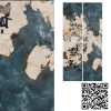 Gạch Ốp Lát Ấn Độ 60x120 Pacific Aqua