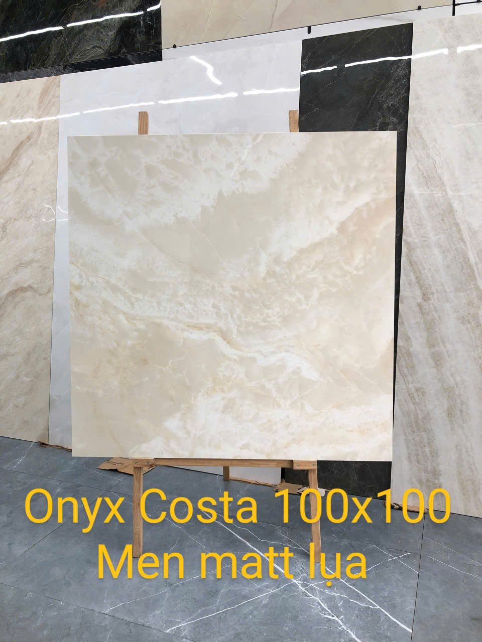 Gạch Ốp Lát 100x100cm Ấn Độ VIETA ONYX