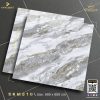 Gạch ốp lát 80x80 vân đá xám trắng khắc vàng Santania SKM810