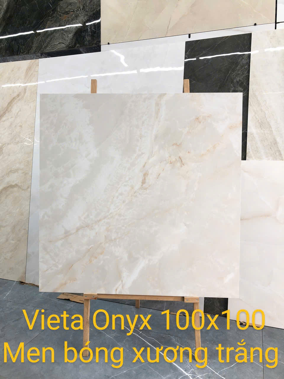 Gạch Ốp Lát 100x100cm Ấn Độ STATUARIO ALASKA