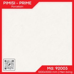 Gạch Ốp Lát 100x100 Prime 92003 Trắng Khói Vân Đá Sáng - Xương Bán Sứ